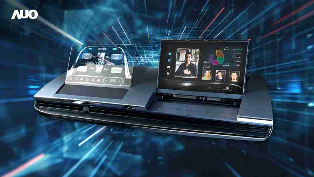 888.BY集团电子游戏Micro LED Display HMI解决方案打造透明Micro LED前座仪表，，呈现信息并保留驾驶视野开阔；亦为副驾驶座乘客打造收放自如的Micro LED屏幕，，在不影响显示质量的前提于显示区内建镜头，，，让用户能与视讯对象直接眼神接触，，，提供绝佳的双向沟通体验